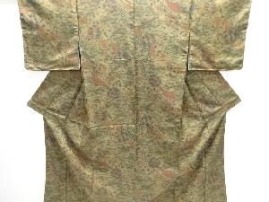 未使用品　松竹梅に古典柄小紋着物